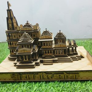 3D model showcasing Ayodhya Ram Mandir layout