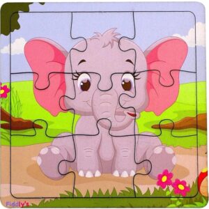 Colorful Elephant Puzzle for children's creativity