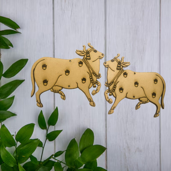 MDF Pichwai Cow Cutouts for DIY Craft