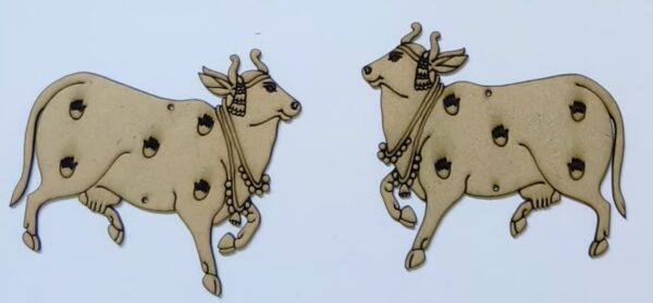 MDF Pichwai Cow Cutouts for DIY Craft