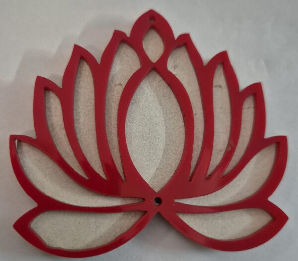 MDF base, Acrylic Top Lotus Cutouts for DIY Craft