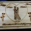 Customized Wooden engraving Photo frames for birthday gifts, wedding gifts