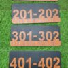 wooden Door Number Plates