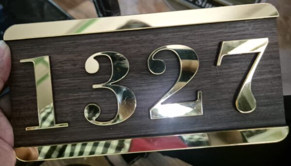 Acrylic Door Number Plates