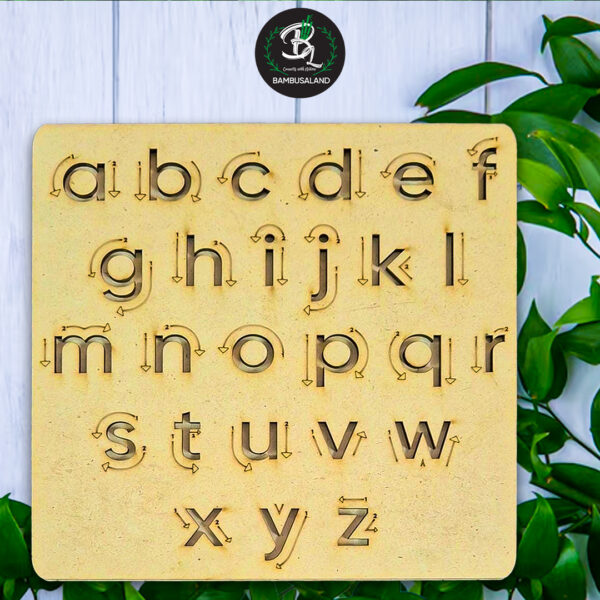 Wooden Alphabet Tracing Board For Kids