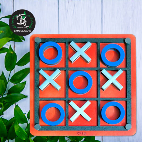 MDF + Acrylic Tik-Tac-Toe Board Game for Kids and return gifts