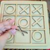 MDF Tik-Tac-Toe Board Game for Kids