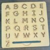 Wooden Alphabet Tracing Board For Kids