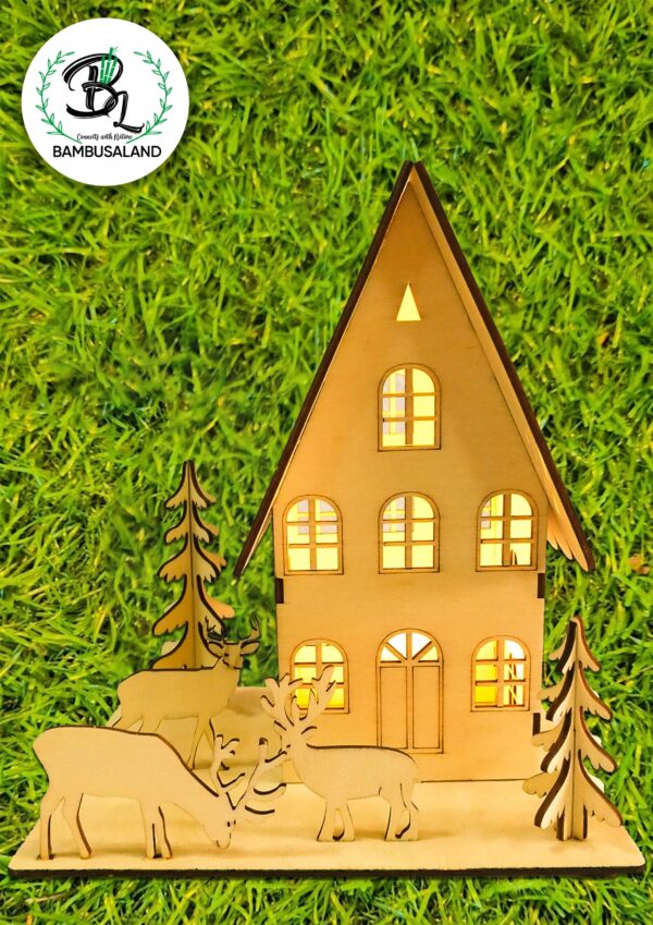 Trending MDF Christmas Kit for DIY Craft, Christmas House